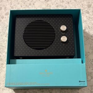 NWT Kate Spade portable wireless home speaker Bluetooth up to 33 feet, open box